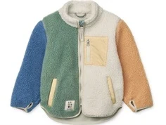 Liewood peppermint multi mix teddy fleecejakke Nolan